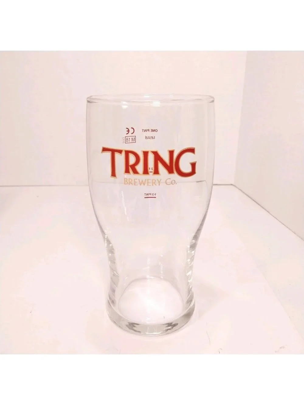 Tring Brewery Co. Beer Pint Glass Hertfordshire United Kingdom